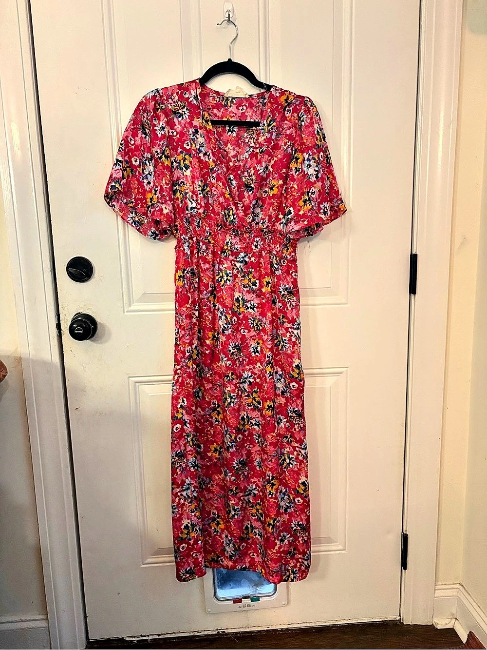 By Louise Paris Floral Maxi Dress in Pink Size Medium